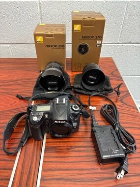 Nikon D90 DSLR Camera Body with NIKKOR 18-200mm & 50mm Lenses